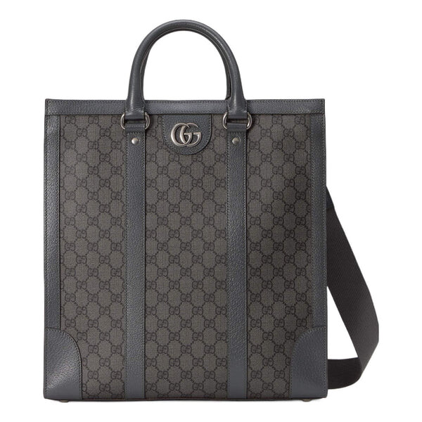 

Сумка ophidia medium tote bag 'grey black' Gucci, серый