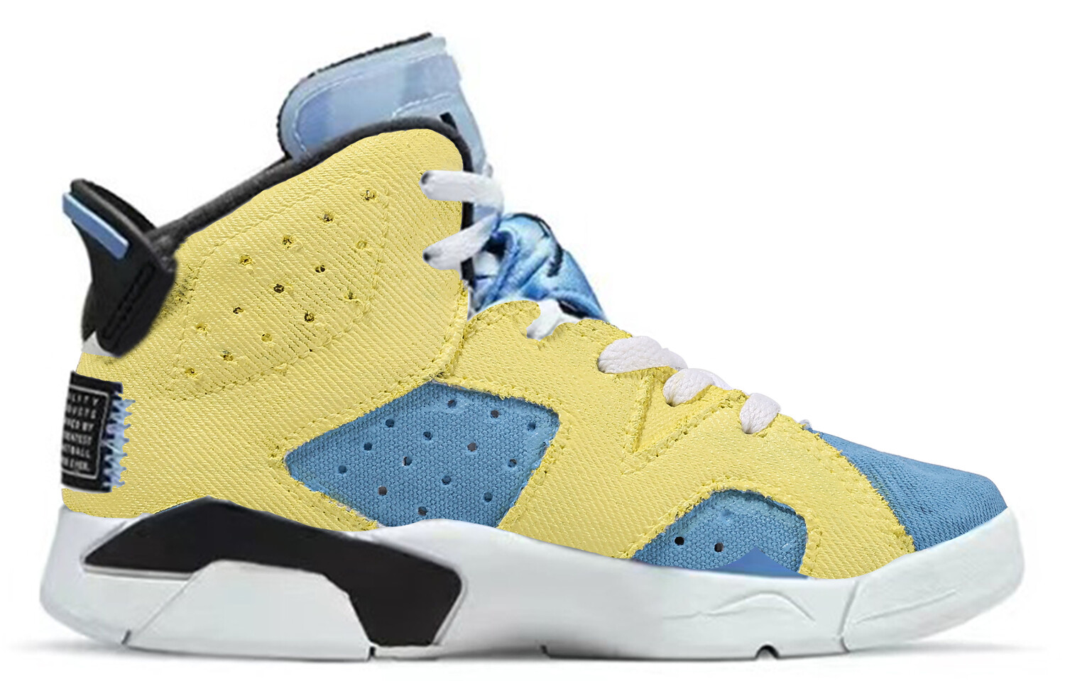 

Jordan Air Jordan 6 Детские баскетбольные кроссовки PS, Light Blue