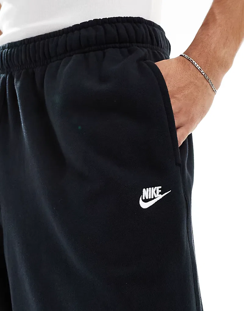Свободные спортивные брюки Nike Club French Terry, черный — фото 3