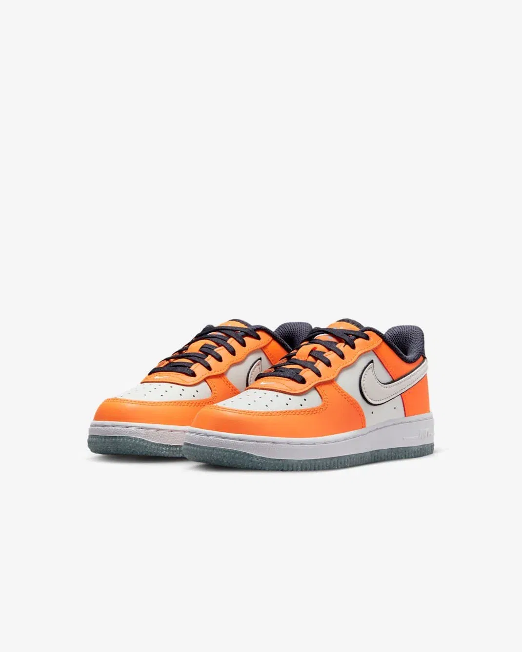 Детские кроссовки Nike Force Low SE FJ4656 - ярко-оранжевые, повседневная обувь HTAT140