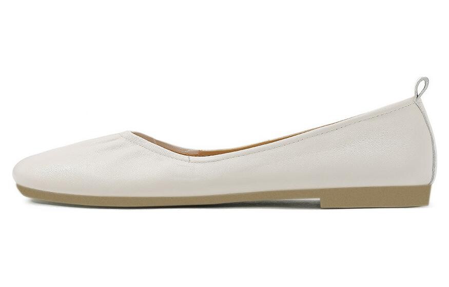 

Туфли женские повседневные Women's Casual Shoes Women's Low-Top Beige Cameido