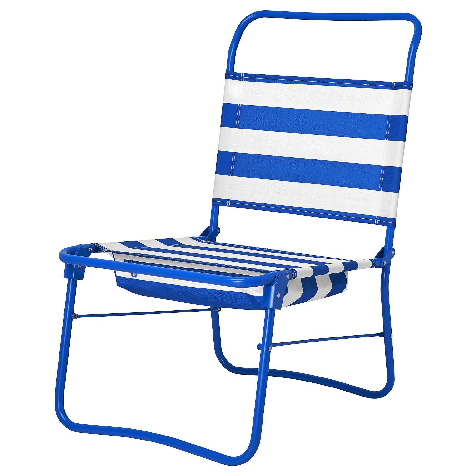 

Пляжный стул STRANDÖN IKEA, сине-белый