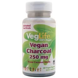 

VegLife Веганский древесный уголь (250 мг) 60 вег капсул