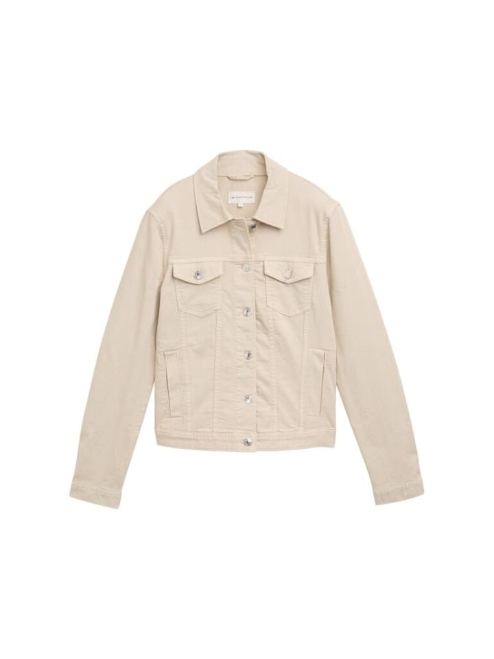 

Джинсовая куртка Tom Tailor, цвет sand stone beige