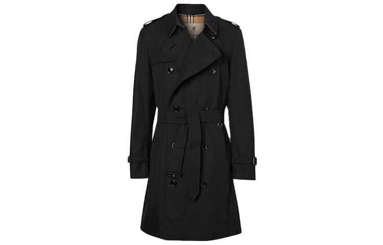 

Мужской тренч Burberry, цвет Black