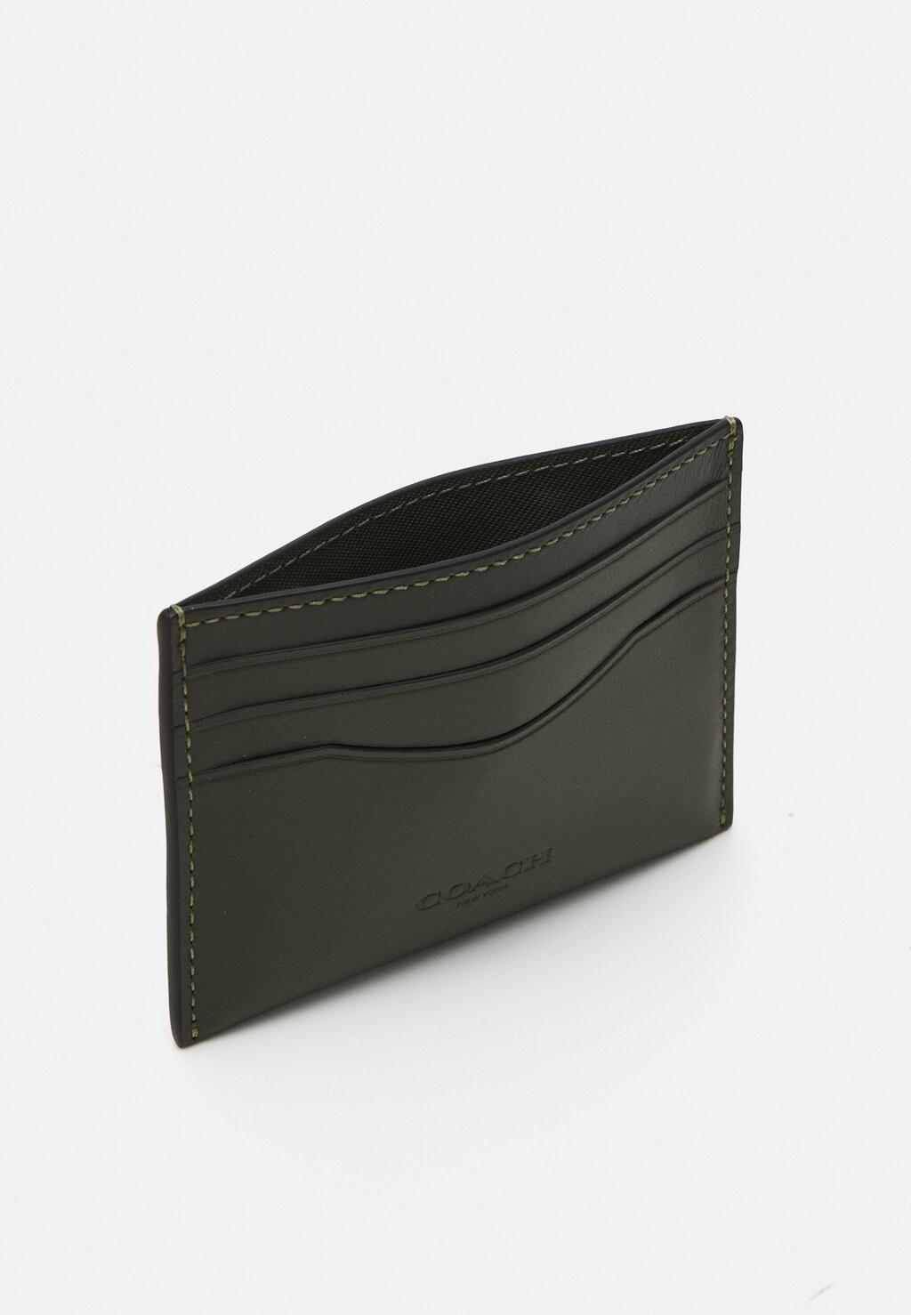 

Кошелек FLAT CARD CASE Coach, хаки