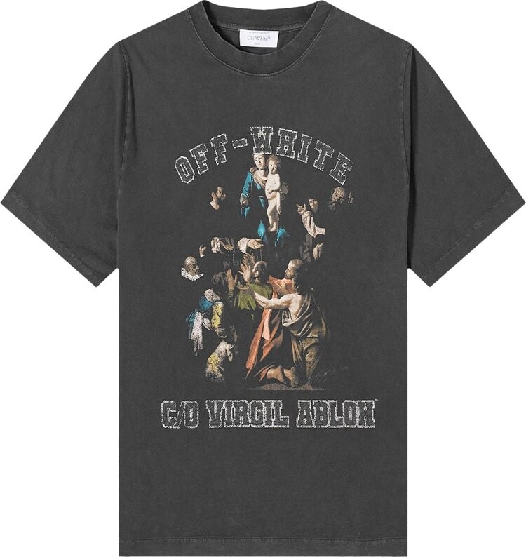 

Футболка Off-White Mary Skate Short-Sleeve 'Black', черный