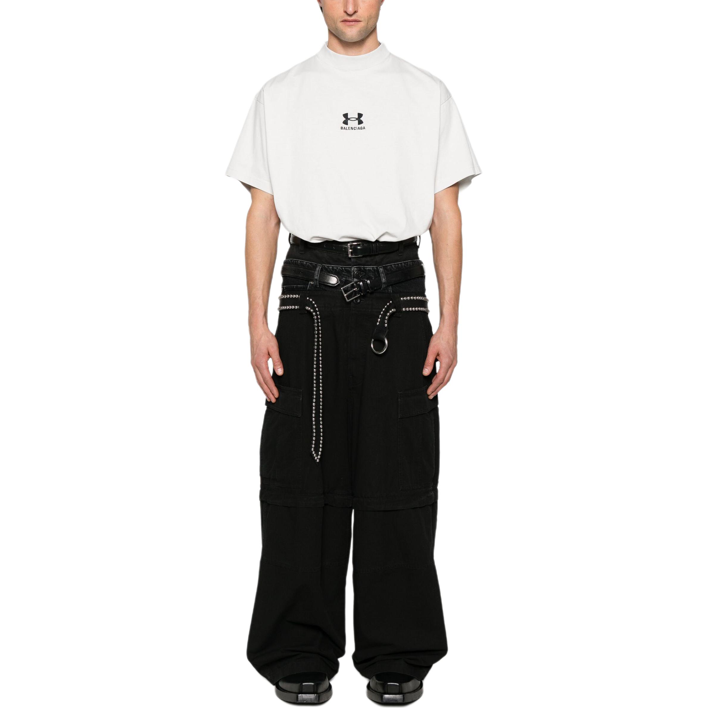 Футболка Under Armour Balenciaga, светло-серый — фото 4
