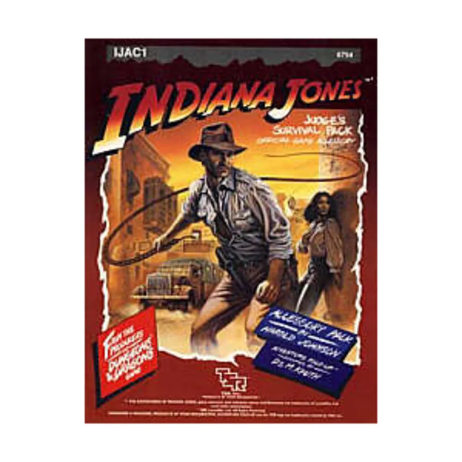 

Модуль Judge's Survival Pack, Indiana Jones