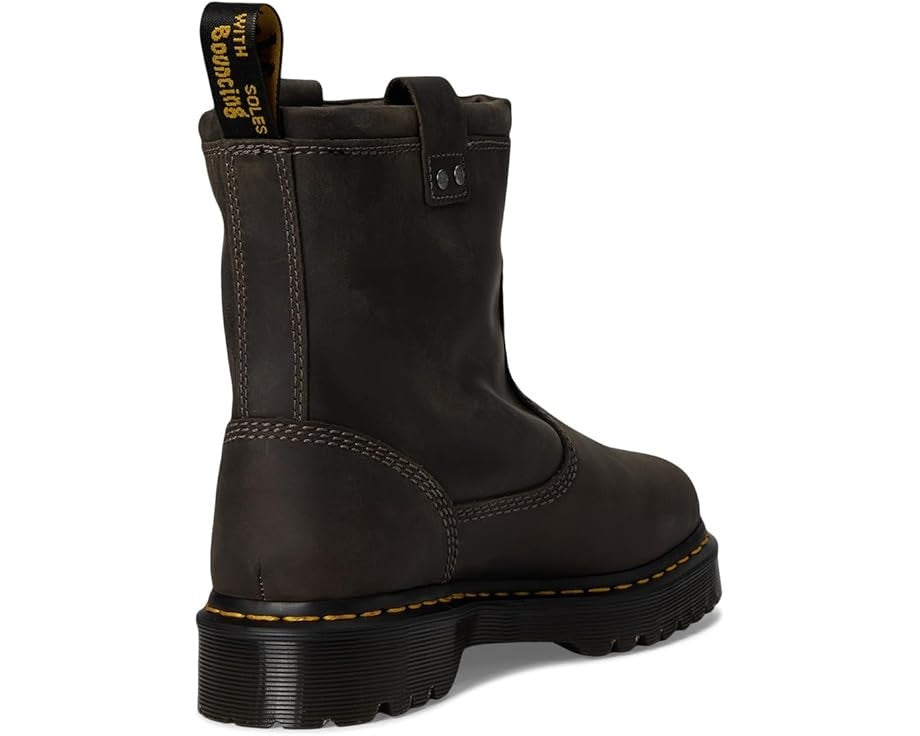 Ботинки мужские Dr. Martens Anistone Lo R31880057 из угольно-серой кожи RHS5540 Dr. Martens, серый — фото 4