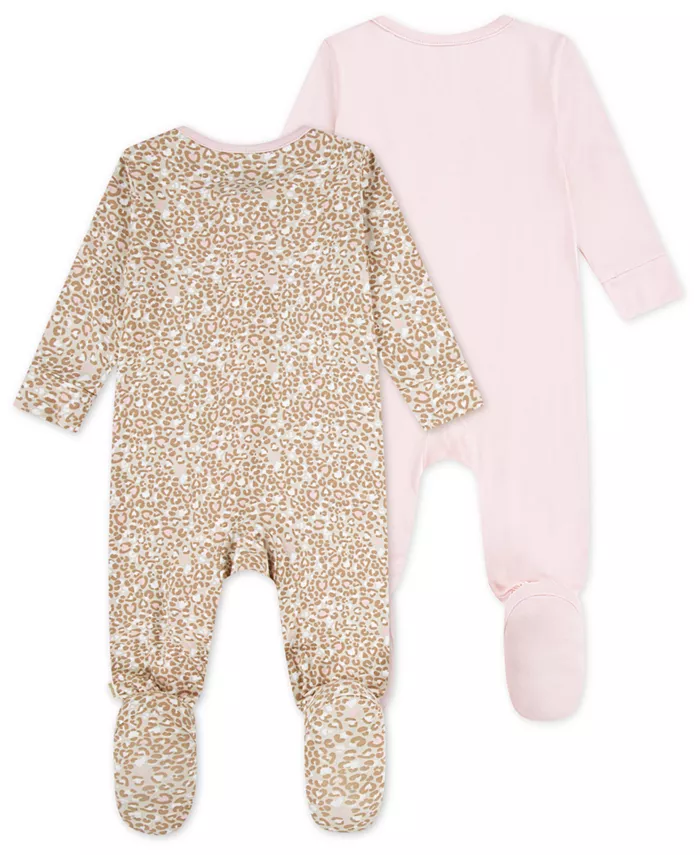 Комплект из 2 комбинезонов с круглым вырезом для девочек Huggies — фото 2
