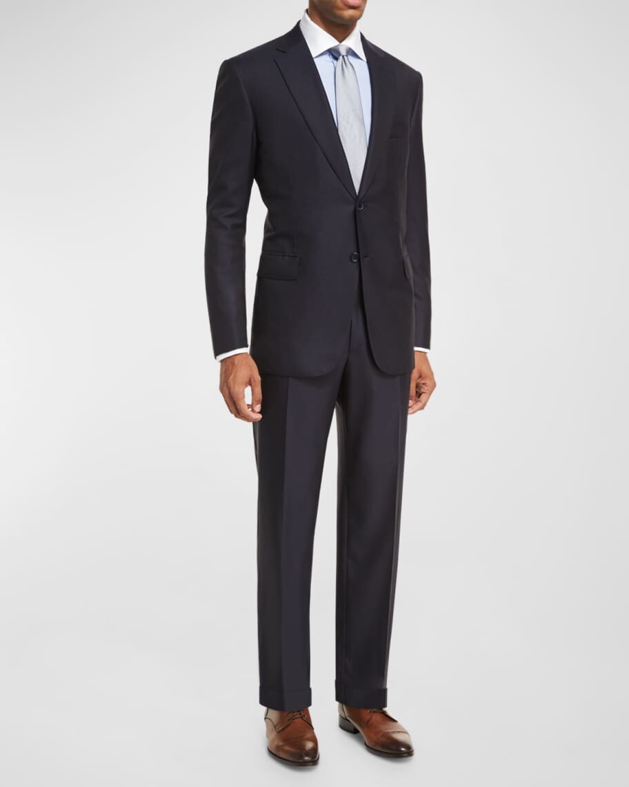 

Мужской однотонный костюм-двойка Brunico Brioni