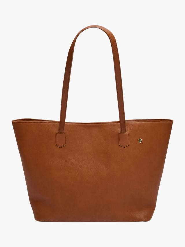 

Сумка-тоут из искусственной кожи Hazel с золотой фурнитурой V.GAN, Tan