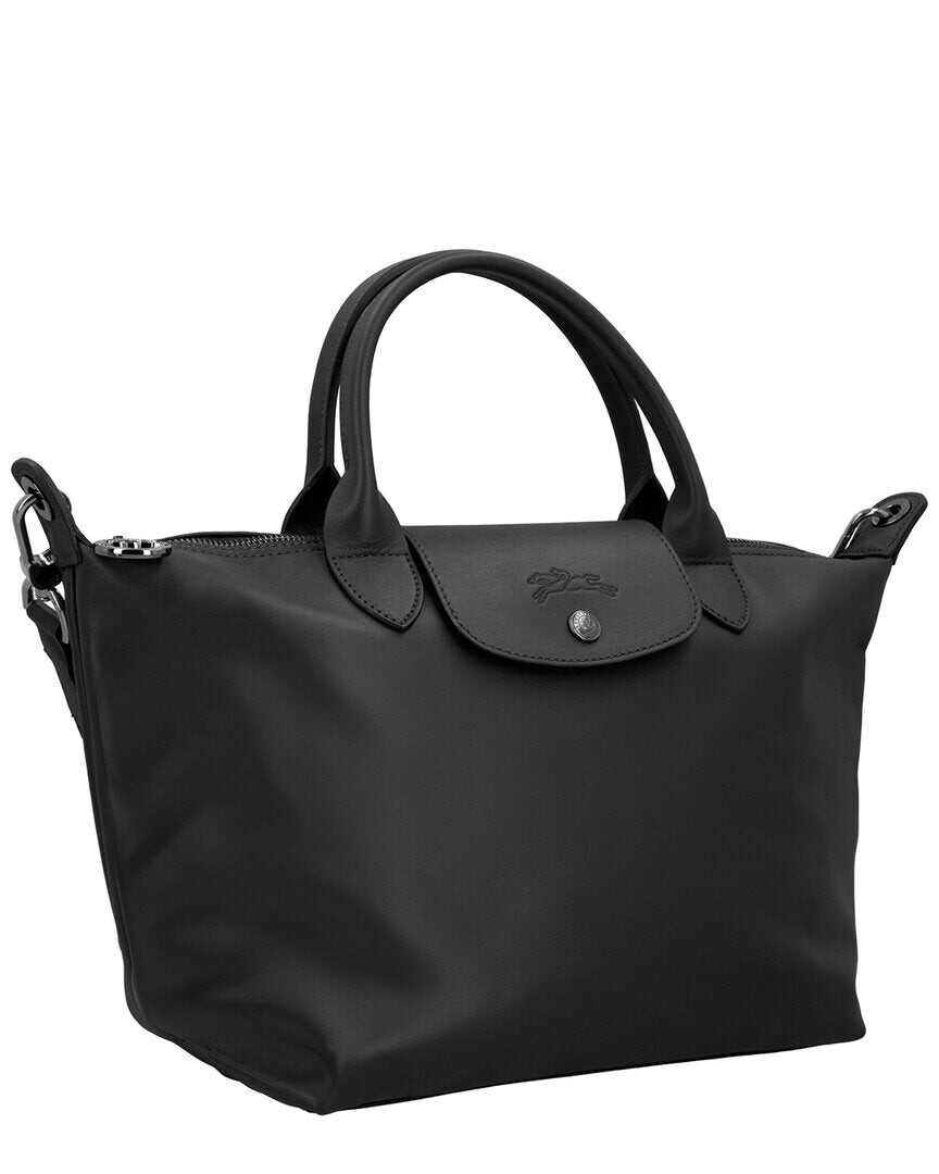

Кожаная сумка Longchamp Le Pliage X-Large, черный