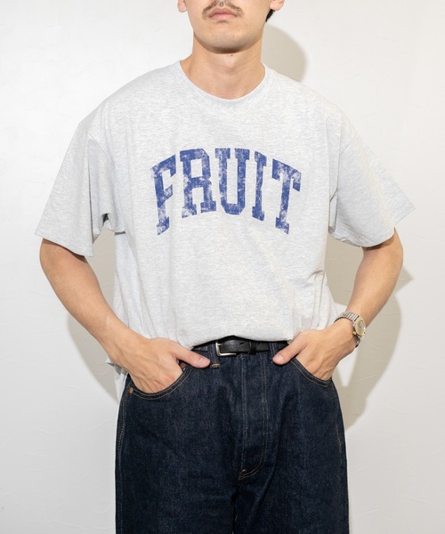 

Футболка с принтом, унисекс, короткий рукав FRUIT OF THE LOOM, серый