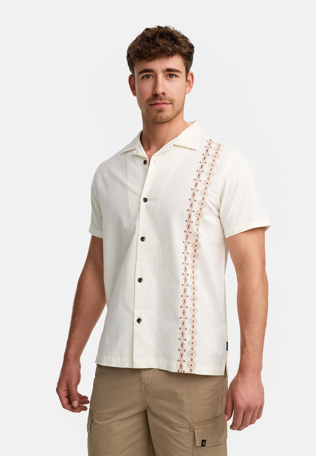 

Рубашка INDICODE JEANS, кремовый