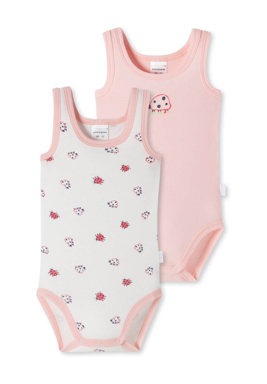 

Боди 2-PACK NATURAL LOVE Schiesser, цвет rosa weiß