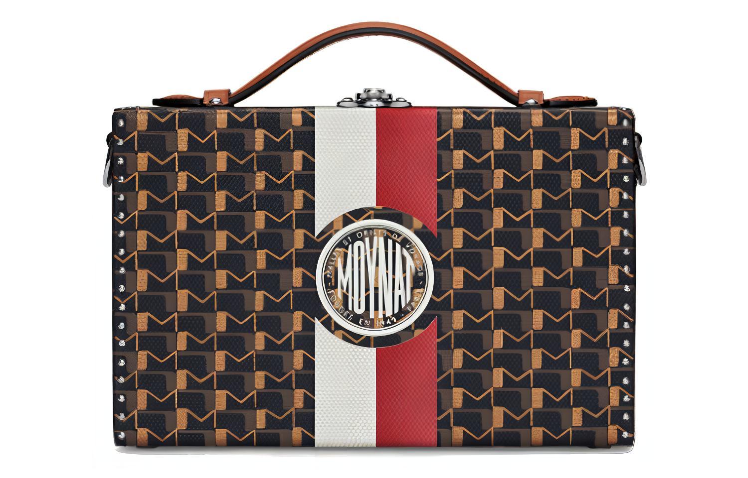 

Moynat Сумка через плечо Canvas One для женщин, цвет угольно-черный/бронза