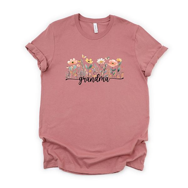 

Футболка с принтом "Бабушкины акварельные цветы" Simply Sage Market, Mauve, Зеленый, Футболка с принтом "Бабушкины акварельные цветы" Simply Sage Market, Mauve