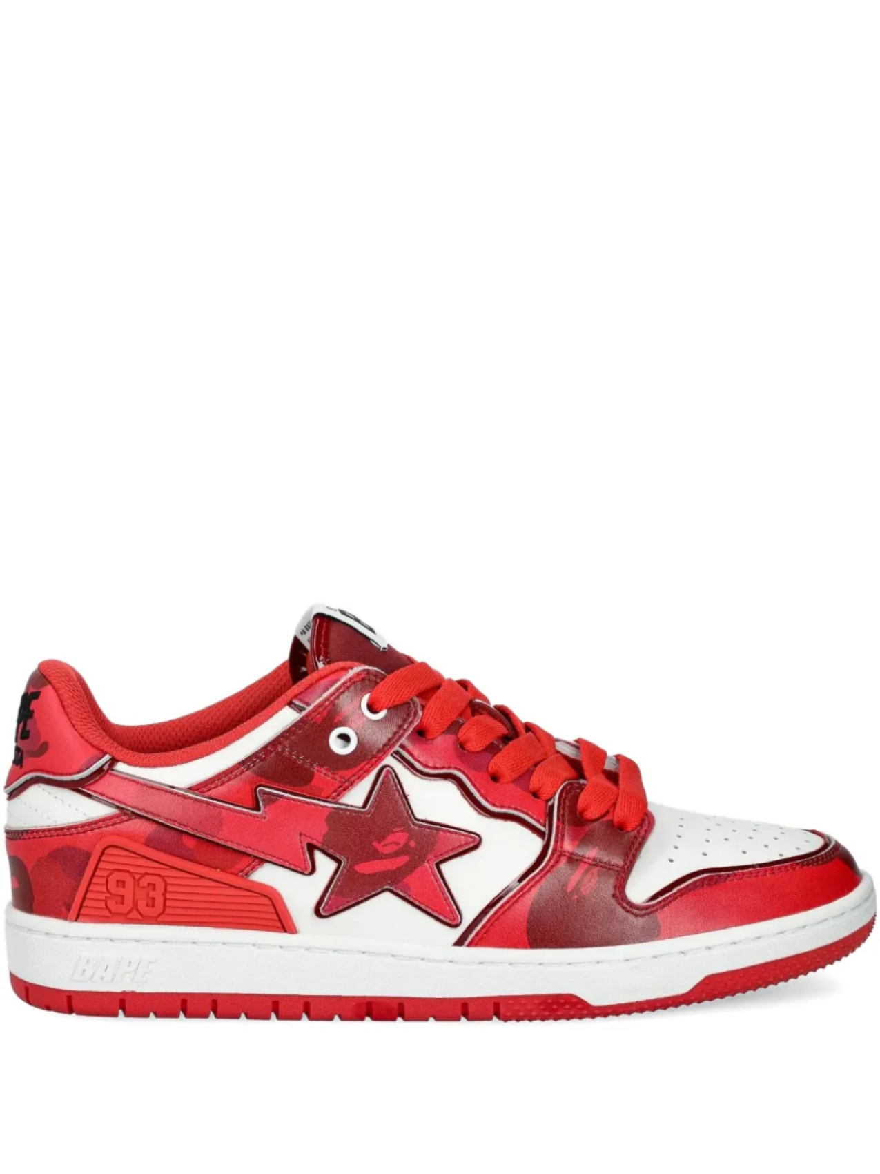 

Кроссовки BATHING APE Star-93 A Bathing Ape, красный