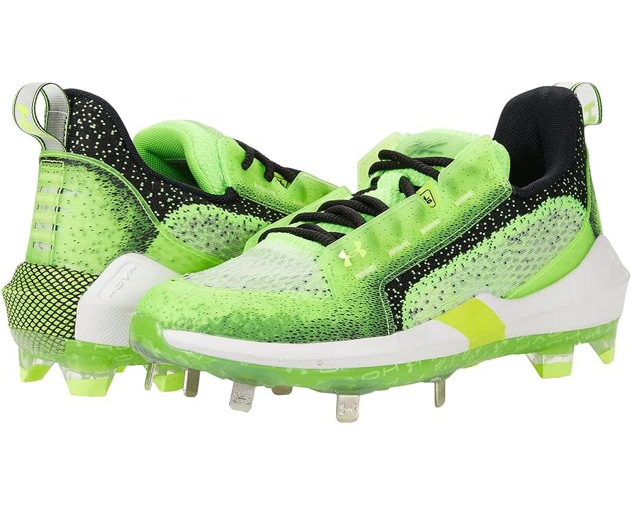 

Кроссовки Under Armour Harper 6 Low Baseball Cleat, цвет Hyper Green/Black, Черный, Кроссовки Under Armour Harper 6 Low Baseball Cleat, цвет Hyper Green/Black