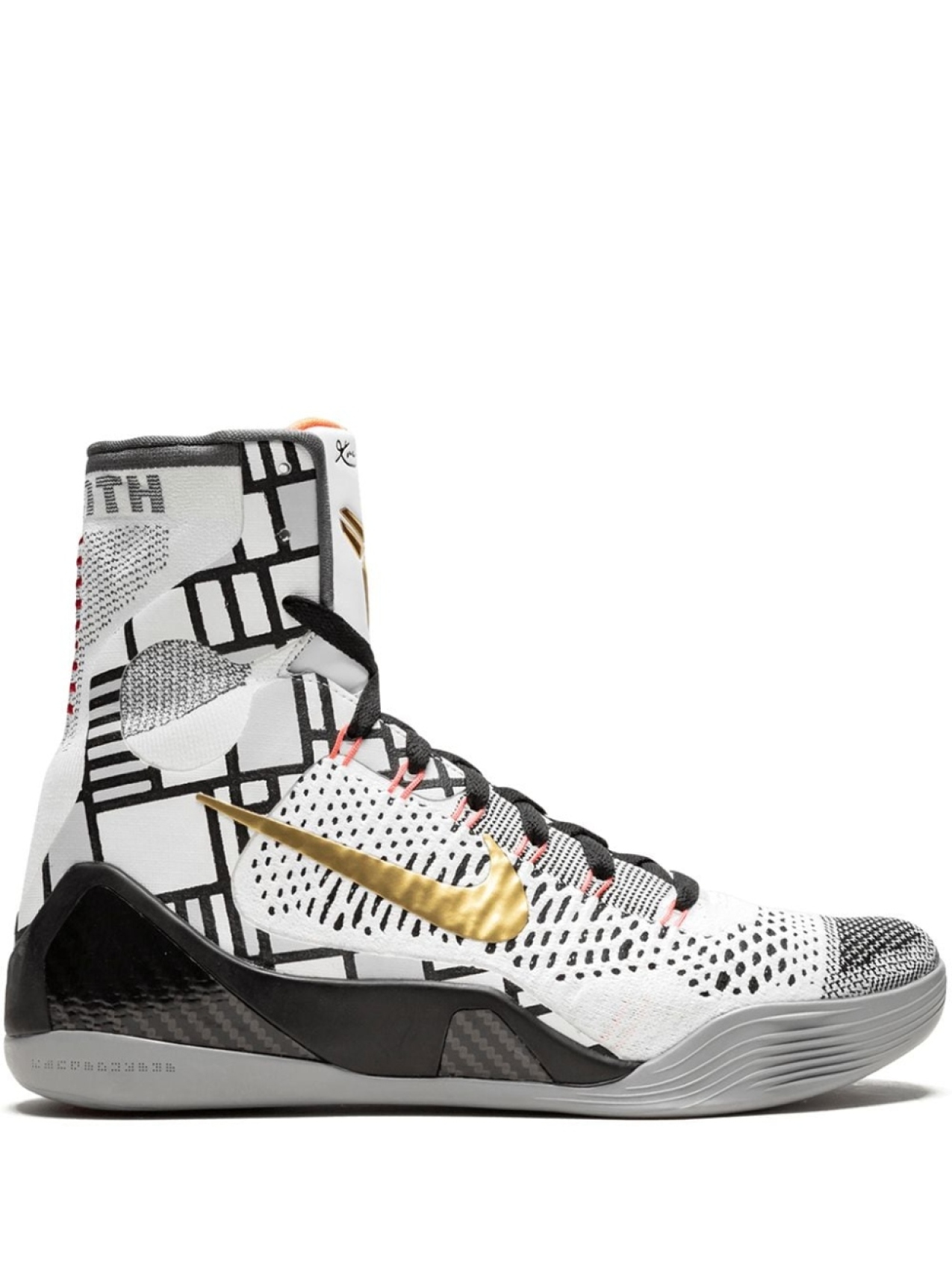 

Nike кроссовки Kobe 9 Elite, белый, Белый;серый, Nike кроссовки Kobe 9 Elite, белый