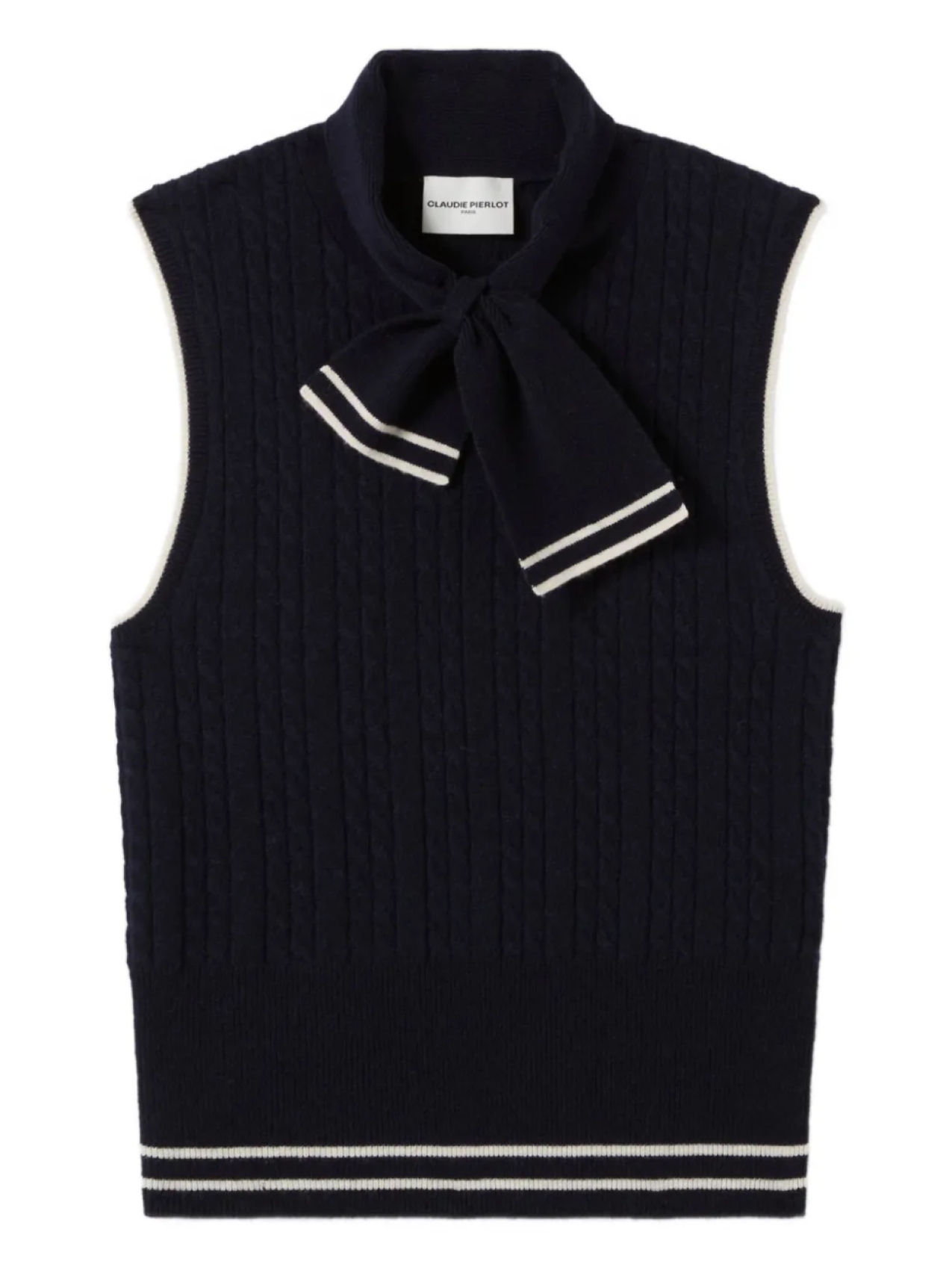 

Claudie Pierlot трикотажный топ без рукавов, синий