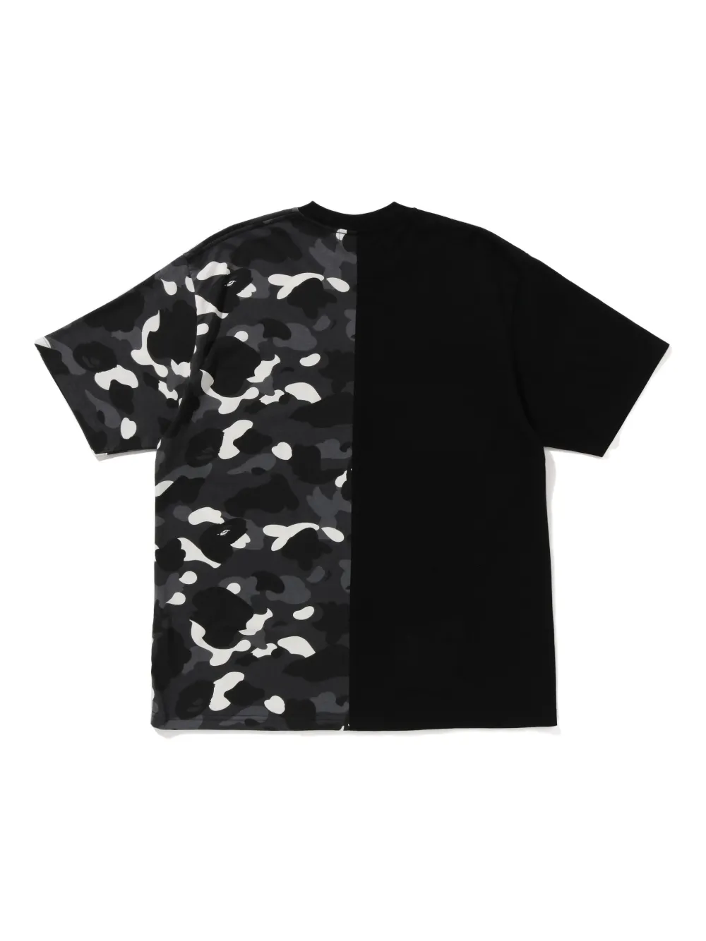 Футболка с камуфляжным принтом «тигровая акула» A BATHING APE, черный — фото 2