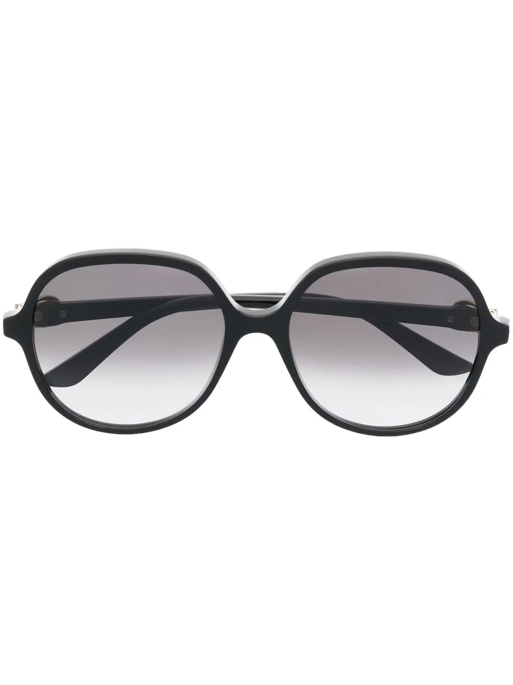 

Солнцезащитные очки CT0350S в массивной оправе Cartier Eyewear, черный
