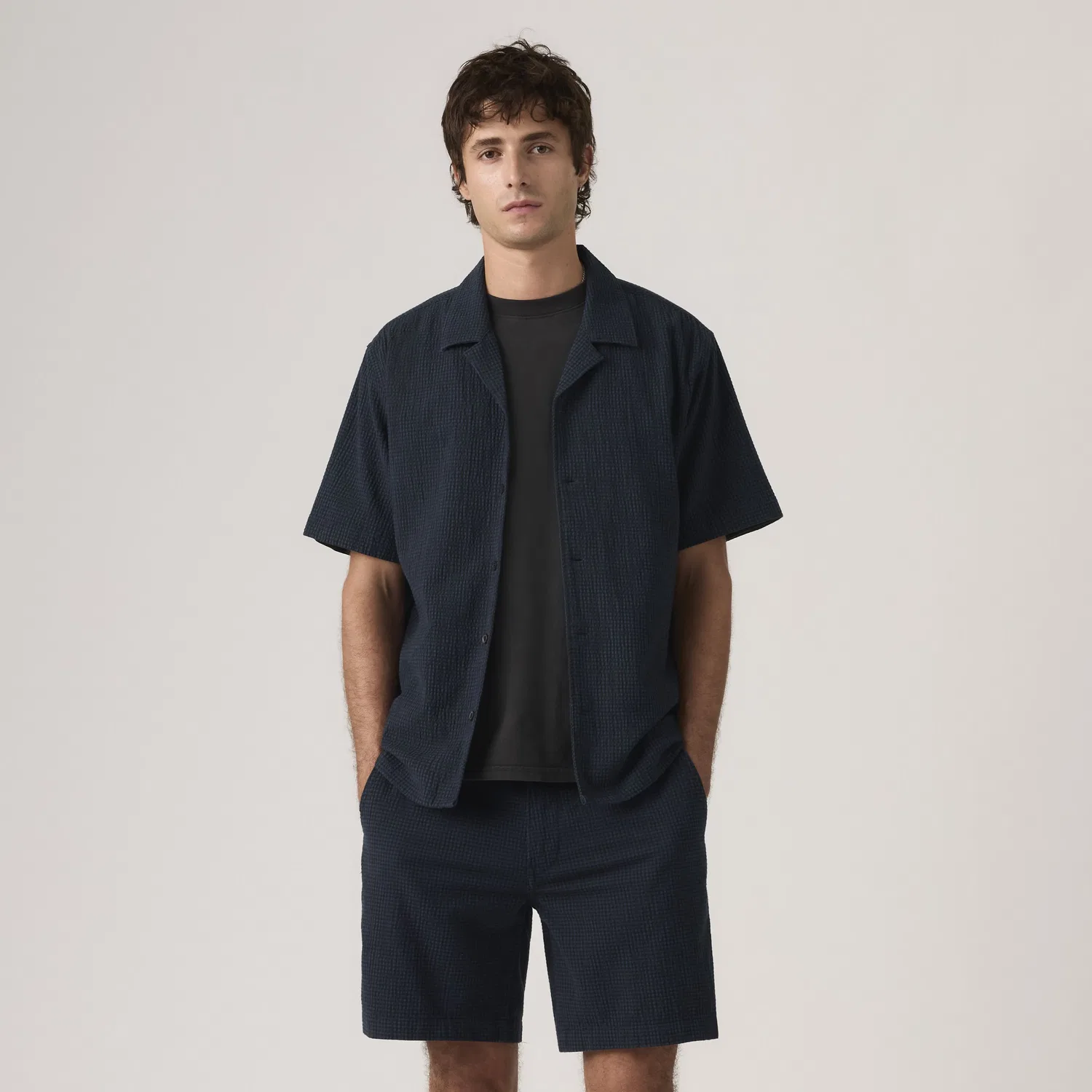 Рубашка из сирсакера Sunset Camp Levi's, Blue — фото 3