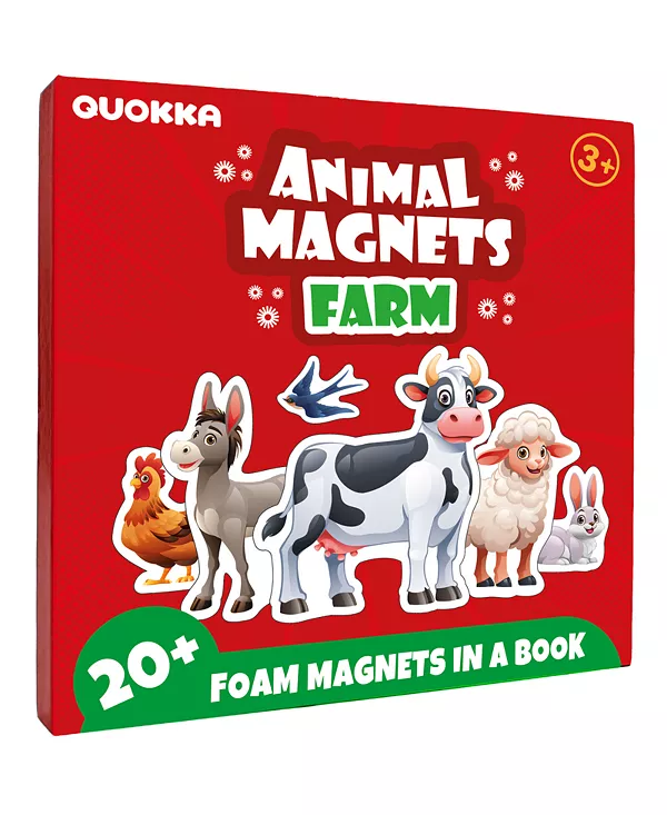 

Магнитные пазлы для путешествий – 20+ предметов, увлекательная дорожная игра для детей 3-5 лет Quokka, farm