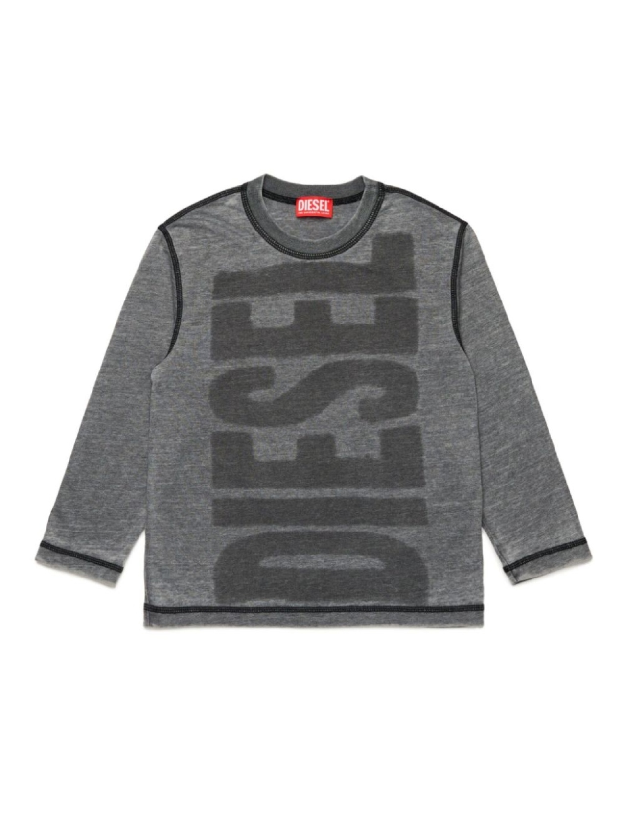 

Diesel Kids лонгслив с логотипом, черный