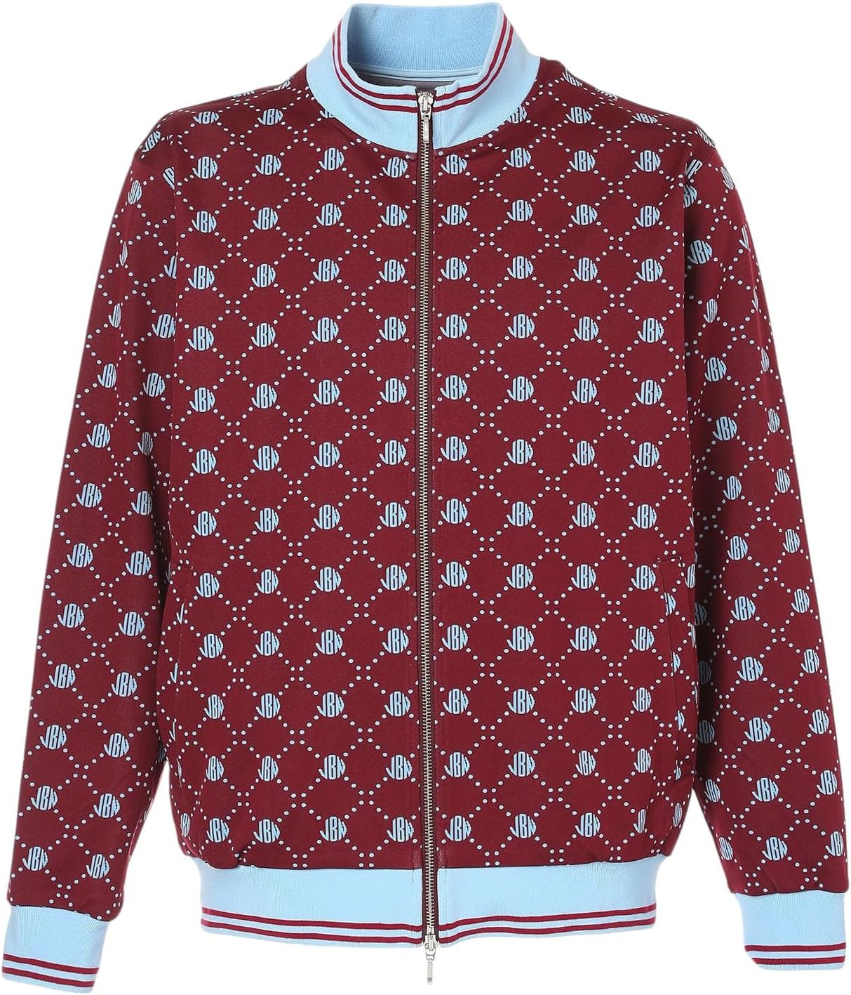 

Мужская толстовка на молнии Jack Bunny 262-5262009 (с монограммой) / Верхняя одежда для гольфа, винный