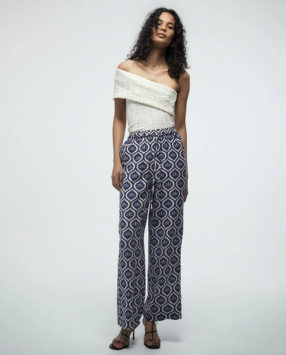 

Широкие брюки Sfera, темно-синий