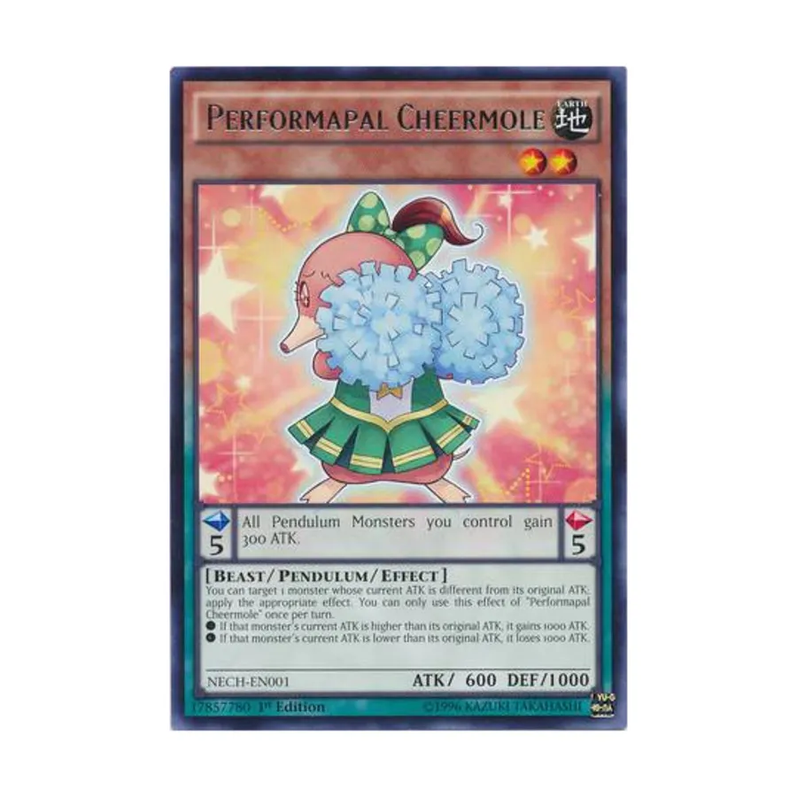 

CCG Перформапал Cheermole (Редкий), Yu-Gi-Oh - New Challengers - Singles