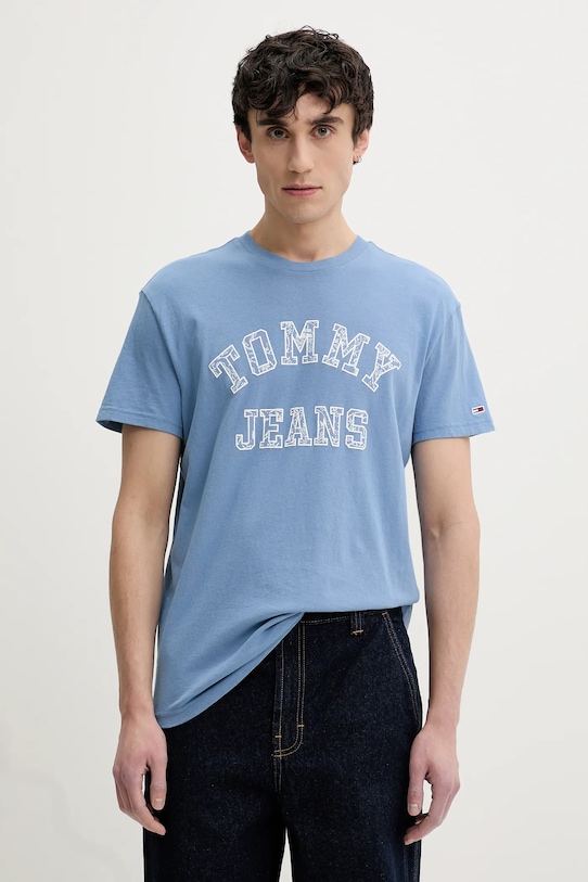 

Хлопковая футболка Tommy Jeans, синий