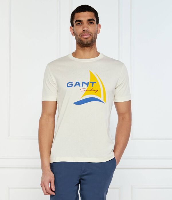 

Футболки Regular fit Gant, бежевый