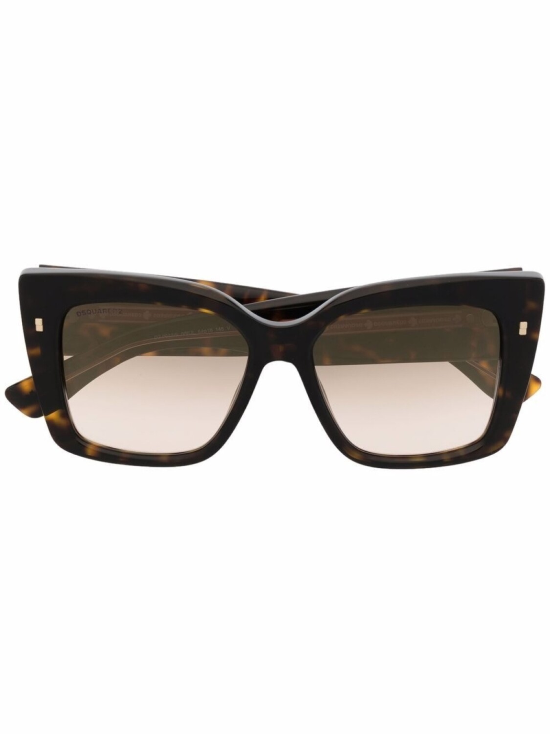 

Солнцезащитные очки в квадратной оправе Dsquared2 Eyewear, коричневый