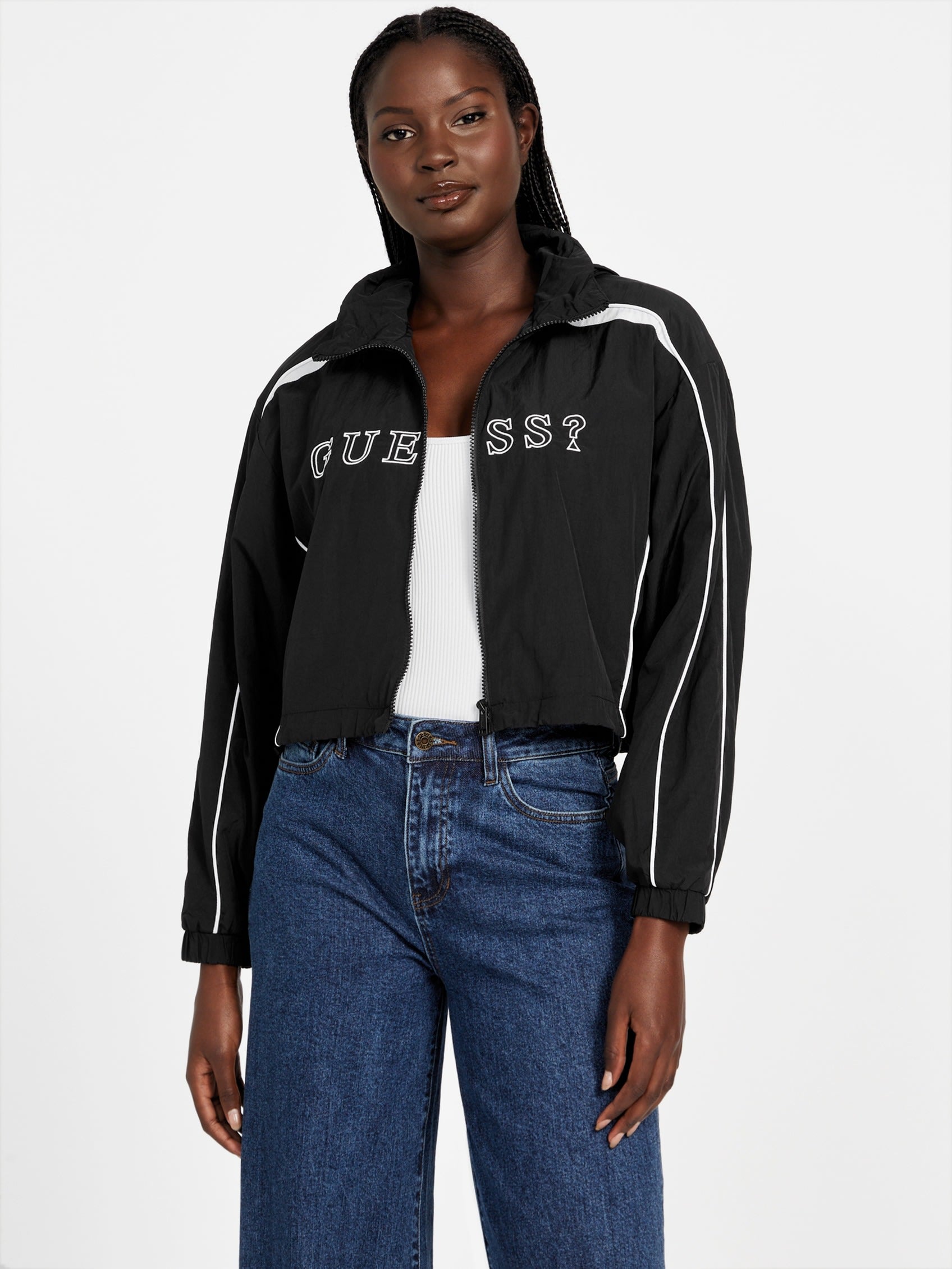 

Куртка Лайла ветровка Guess Factory, черный