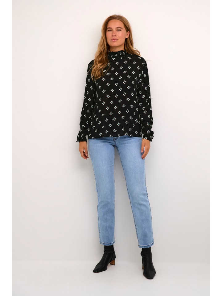 

Блузка Kaffe, цвет black small flower print
