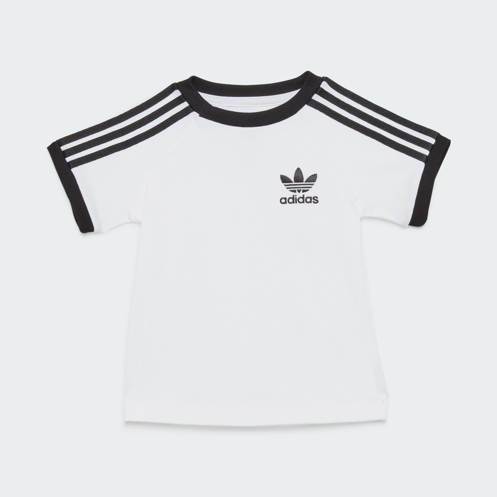 

Детская футболка Adicolor с 3 полосками Adidas, цвет White