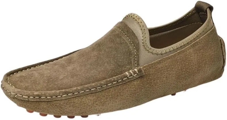 Мокасины замшевые Classic Soft Suede Shoes, зеленый UOPYNE