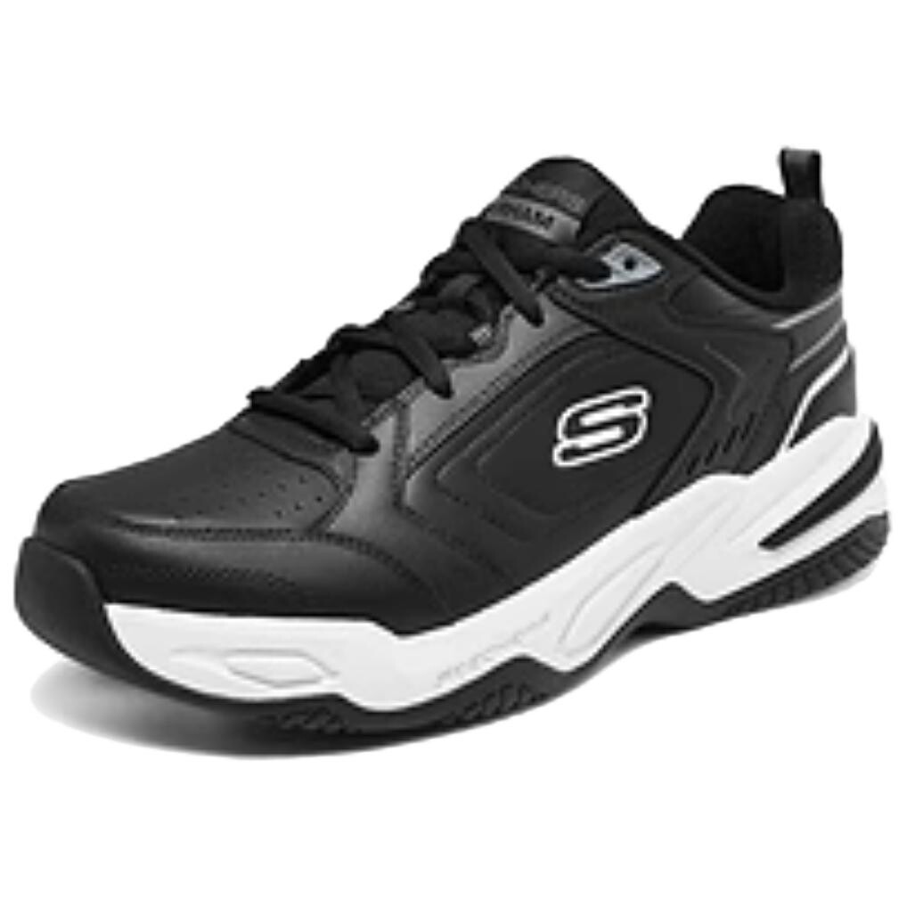 Кроссовки Skechers Sport Lifestyle Shoes Men Low-top Black/white, белый — фото 3