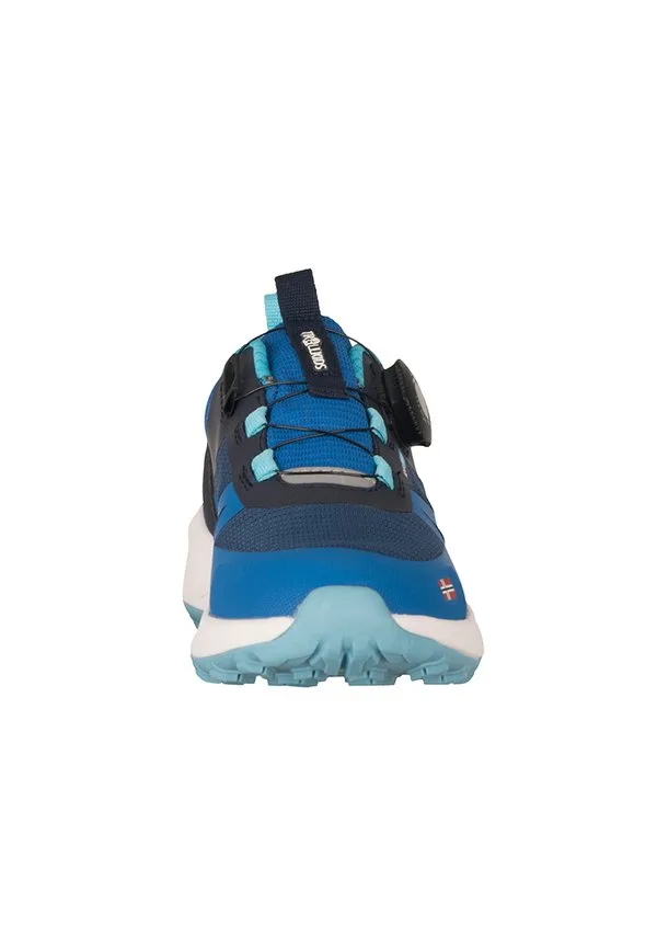 Детские походные ботинки trollfjord hiker low xt Trollkids, Alpine Blue/Pool Blue/Dark Indigo — фото 4
