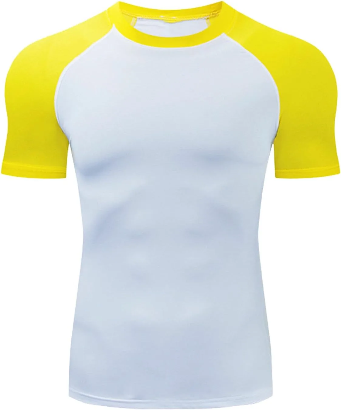 

Мужская компрессионная футболка Stretch для тренировок Color Block с коротким рукавом