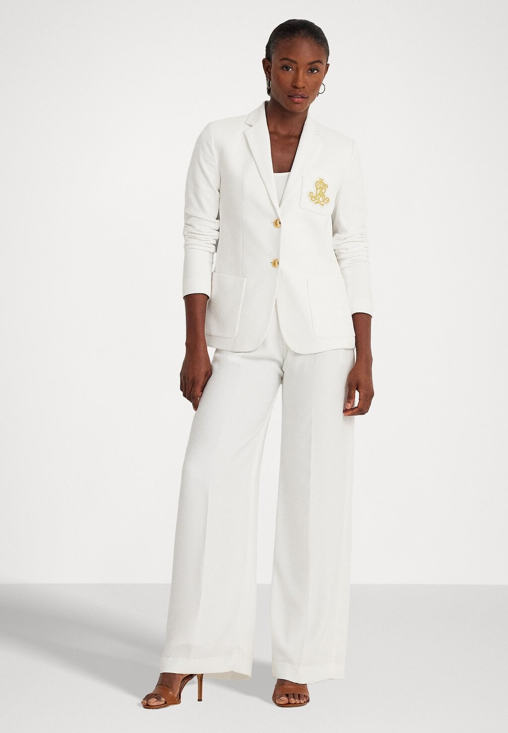Блейзер ANFISA LINED JACKET Ralph Lauren, цвет white — фото 2