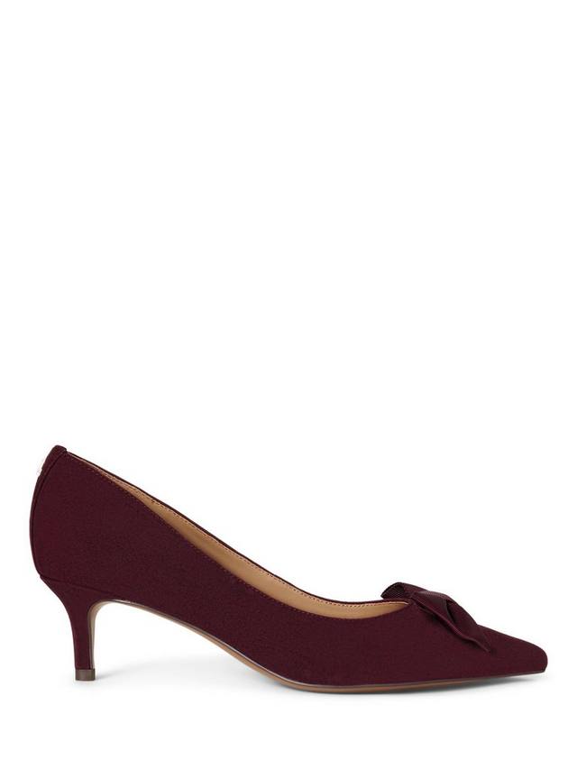 Туфли-лодочки Lauren Adrienne с бантиком Ralph Lauren, Burgundy