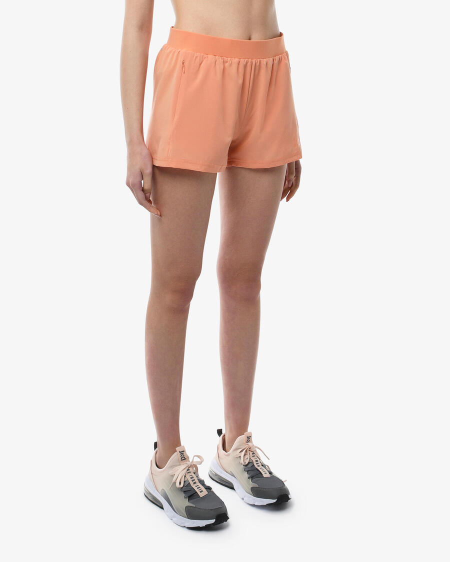 

JAKED Кораллово-красный женский синтетический купальник для фитнеса