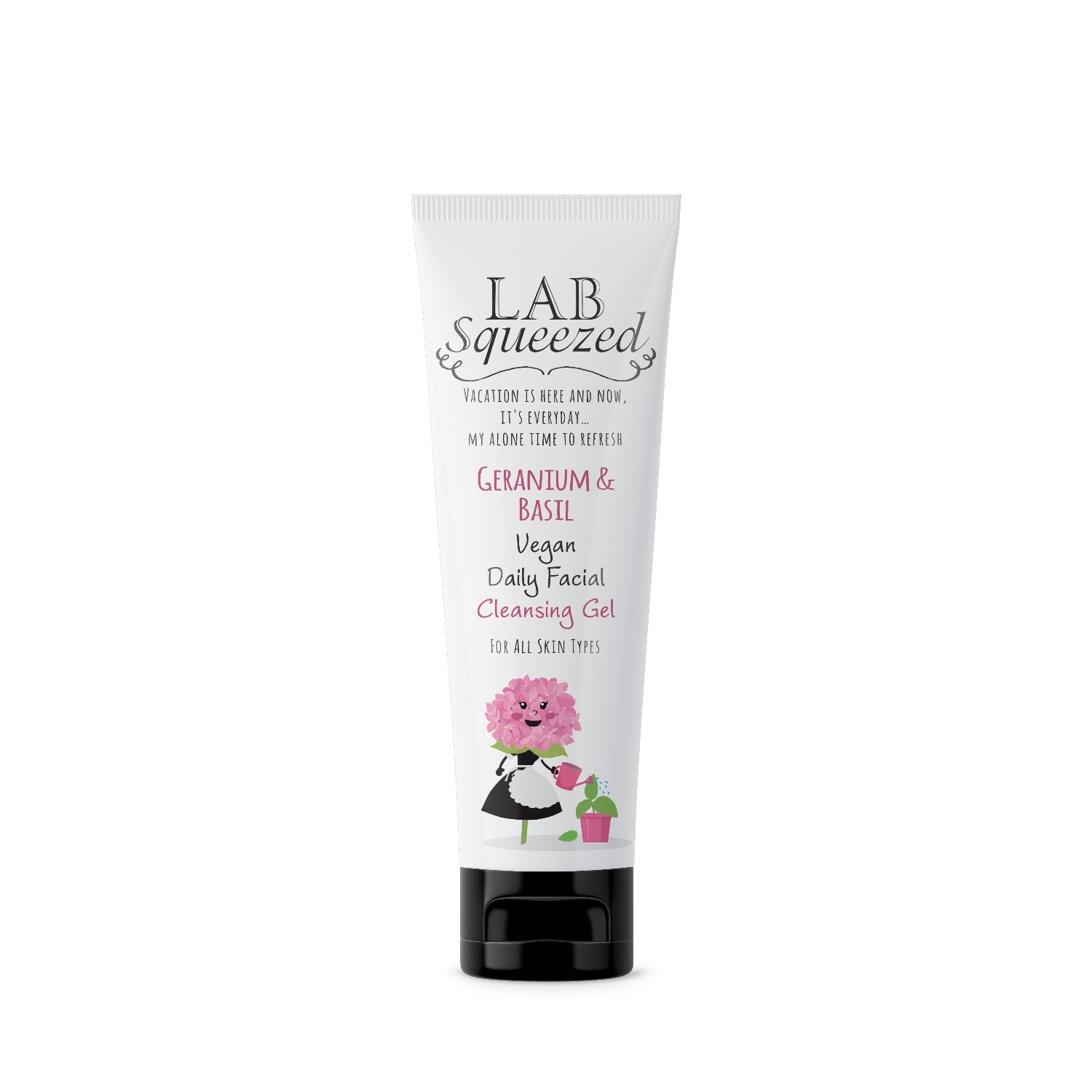 

Гель для лица vegan daily facial cleansing gel Lab Squeezed, объем 120 мл