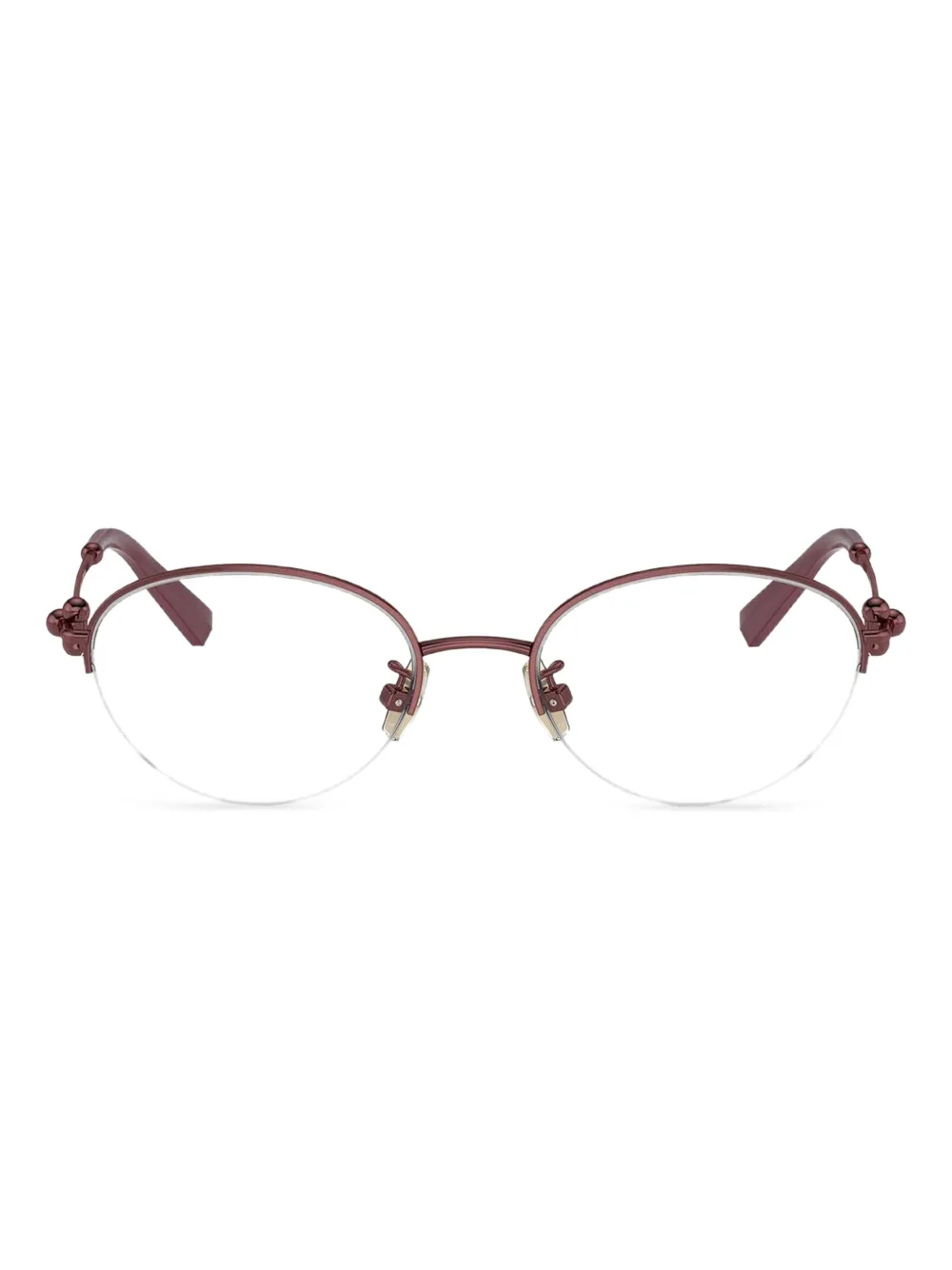 

Очки в овальной оправе Tiffany & Co, красный